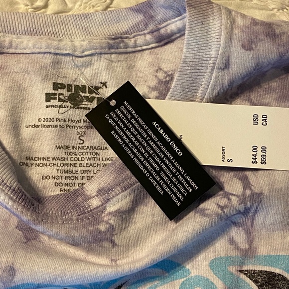 Pink Floyd tie dye long sleeves shirt 💜🎶✨ - Picture 7 of 10